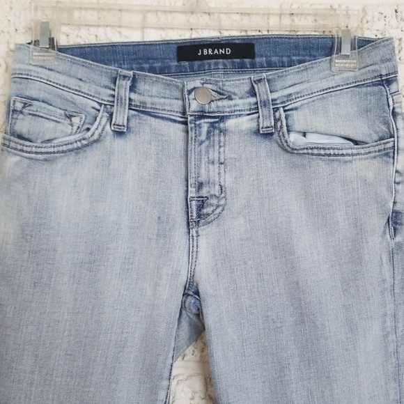 J Brand Light Wash Afterlife Bell Bottom Jeans - Picture 6 of 7